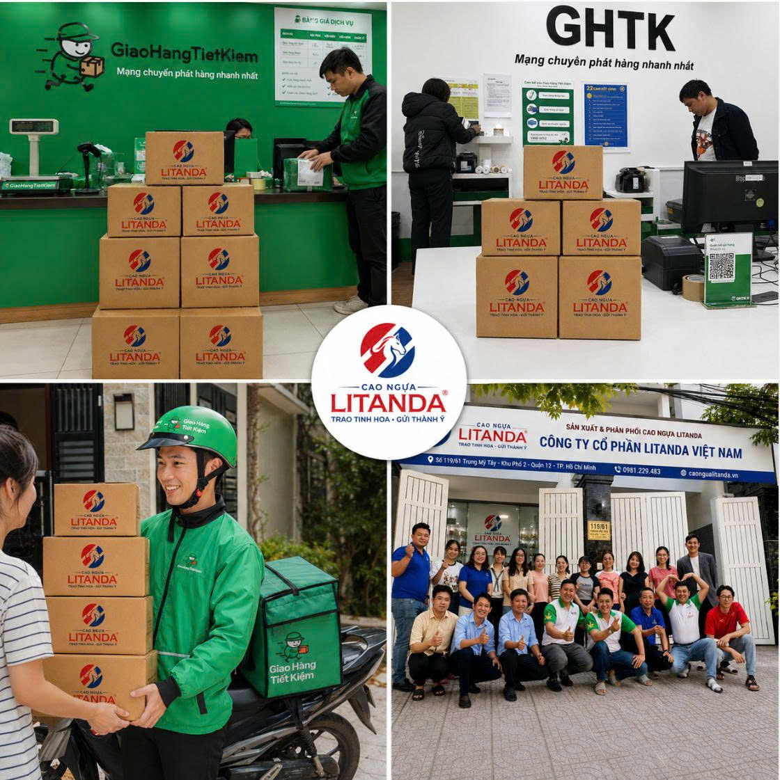 Miễn Phí Giao Hàng Cao Ngựa Litanda Toàn Quốc