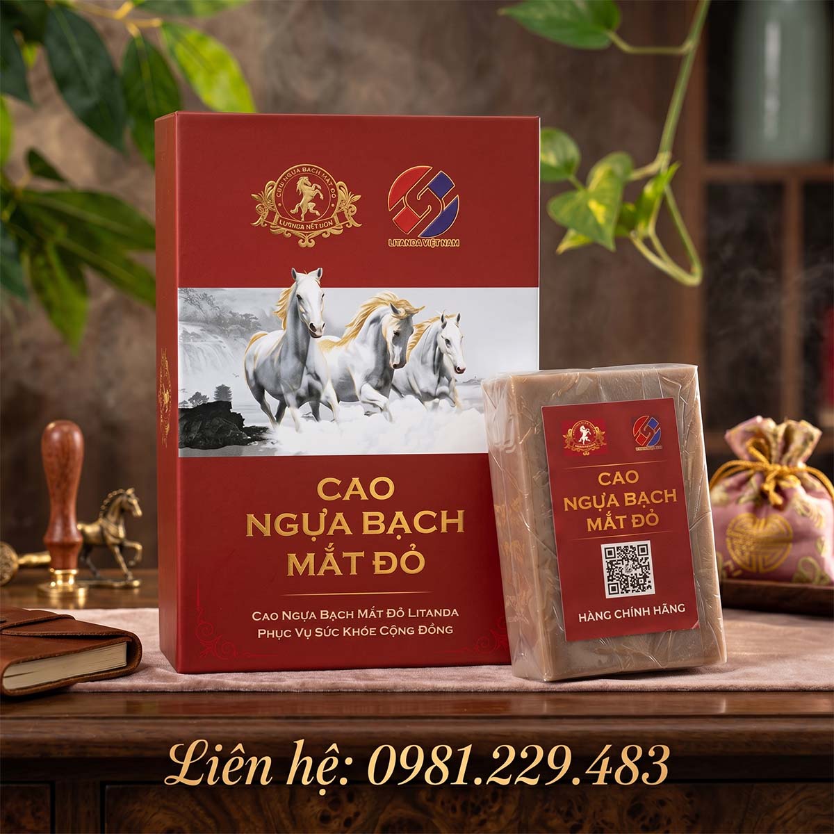 Cao ngựa bạch mắt đỏ Litanda - Sản phẩm cao cấp, thể hiện đẳng cấp