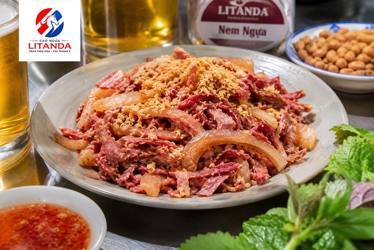 Nem ngựa litanda - Tinh hoa ẩm thực vùng cao