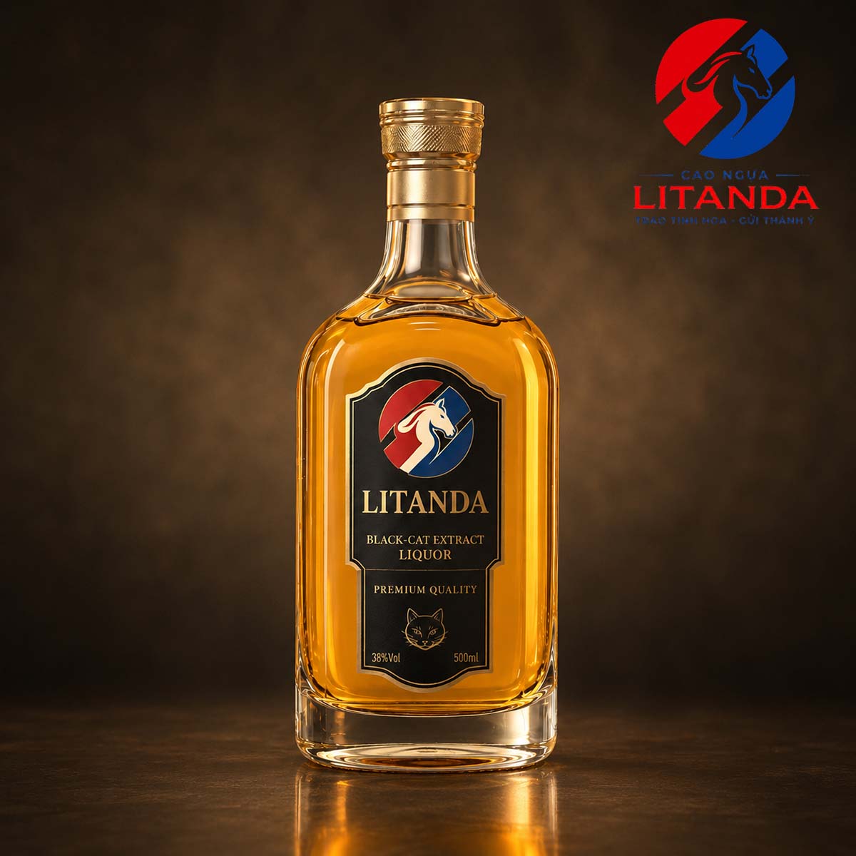 Rượu cao mèo Litanda chai 500ml