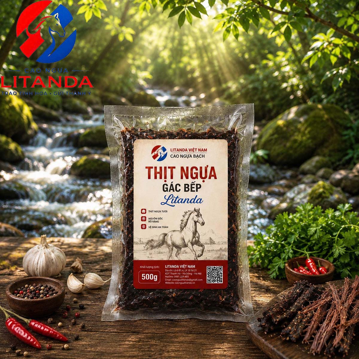 Thịt ngựa gác bếp Litanda - Tinh hoa ẩm thực Tây Bắc