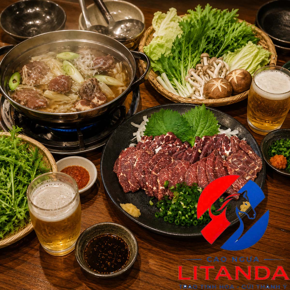 Thịt ngựa nhúng lẩu - món ngon dễ làm