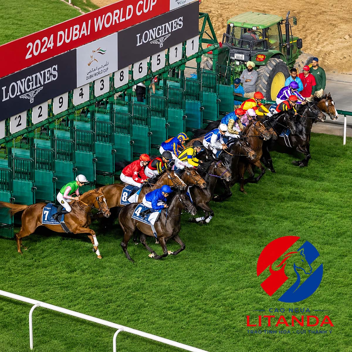 Các kỵ sĩ đang khởi đầu đầy khí thế tại Dubai World Cup
