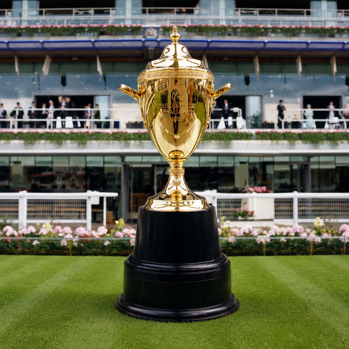 Chiệc cúp vàng danh giá của giải đua ngựa Royal Ascot