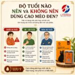 Độ tuổi nên và không nên sử dụng cao mèo đen